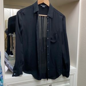 Armani silk long sleeve shirt